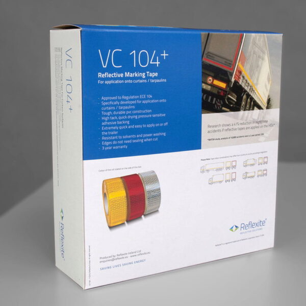 VC104 CURTAIN GRADE Taśma konturowa segment. czerwona-plandeki